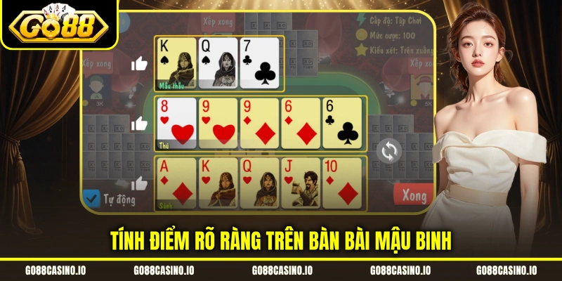 Cách Chơi Mậu Binh Thú Vị Cùng Cộng Đồng Hội Viên Go88 2 Tính điểm rõ ràng trên bàn bài Mậu Binh